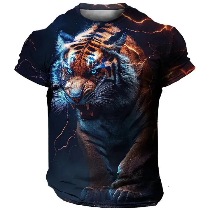 Fashion%20men's%20T-shirt%20with%20animal%20pattern%20graphic%203D%20printed%20short%20sleeve%20summer%20T-shirt%20oversized%20polyester%20fiber%20clothing%20-%20Image%202