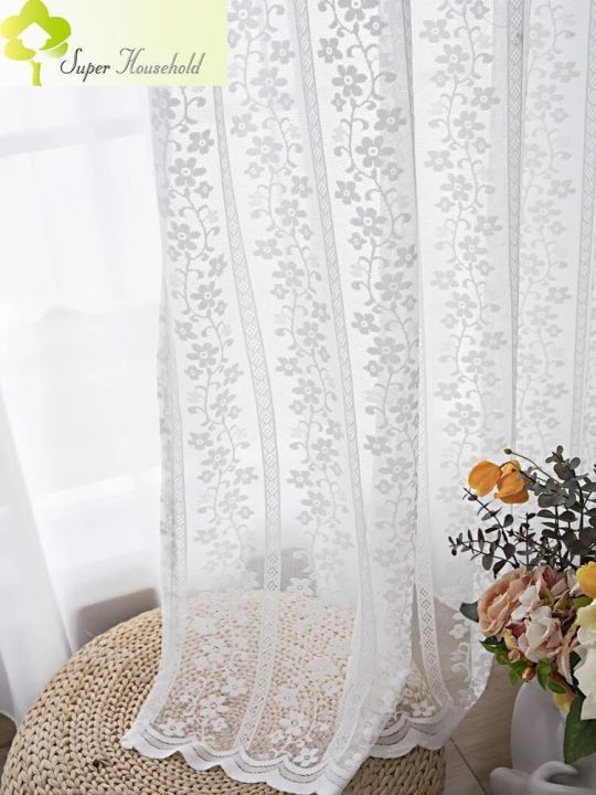 Lace%20Gauze%20Curtains%20White%20Striped%20Tulle%20For%20Living%20Room%20Bedroom%20Balcony%20Window%20Curtain%20Princess%20Mosquito%20Nets%20Wave%20Special%20Offer%20-%20Image%204
