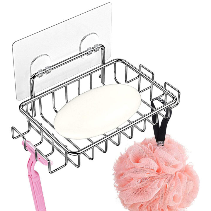 Anti-slip%20Soap%20Holder%20Stainless%20Steel%20Wall-mounted%20Soap%20Holder%20with%20Hooks%20Anti-slip%20Stable%20Punch-free%20Perfect%20for%20Bathroom%20Organization%20Southeast%20Asian%20Buyers'%20Favorite%20Stainless%20Steel%20Soap%20Holder%20-%20Image%209