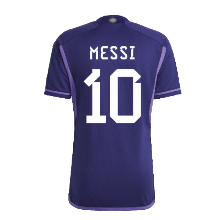 Messi #10 Argentina 3 star Away jersey 2022 - argentina jersey 3 star