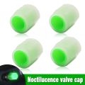 4Pcs Mini Luminous Tire Valve Caps Car Motorcycle. 