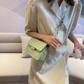 Women's Crossbody Bag Solid Color Simple Fashion Casual Shoulder Bag Trend Small Square Bag Retro One-shoulder Messenger Bag. 
