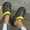 Chunky Platform Clogs Sandals Women 2024 Summer Thick Bottom Wedge Garden Shoes Woman Waterproof Anti Slip Beach Slippers Slides.