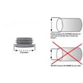 20pcs Blanking End Caps Tube Pipe Bed Inserts Plug Table Chair Leg End Caps Dust Cover Floor Protector Furniture Feet Cover Gray. 