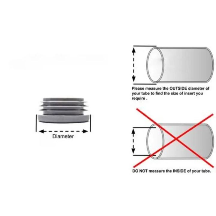 20pcs%20Blanking%20End%20Caps%20Tube%20Pipe%20Bed%20Inserts%20Plug%20Table%20Chair%20Leg%20End%20Caps%20Dust%20Cover%20Floor%20Protector%20Furniture%20Feet%20Cover%20Gray%20-%20Image%206