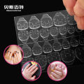 Nail Adhesive Sticker Tabs –  Transparent Fake Nail Adhesive Sticker Tabs. 