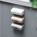 Trash Bags Storage Box Garbage Bag Dispenser for Kitchen Bathroom Wall Mounted Grocery Bag Holder Kitchen Plastic Bags Container. 