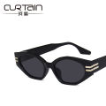 Retro Korean style irregular sunglasses sunglasses ladies trendy personality sunglasses.