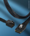Mini Sas Sff-8643 To Mini Sas 36pin Sff-8087 Cable Internal Mini Sas Hd Cable Mini Sas 36pin To Sff-8643 Cable 0.5m.