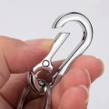 5Pcs Gourd Buckle Keychains Climbing Hook Stainless Steel Car Strong Carabiner Shape Keychain Accessories Metal Key Chain Ring.
