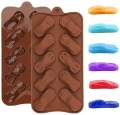 Chocolate Molds Silicone Cake Mold 10 Cavity Car Shape Wedding Candy Baking. 