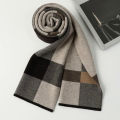 【Pioneer Gong】High Quality Pure 100% Wool Men Scarf Soft Warm Cashmere Muffler Male Autumn Winter Shawl Business Scarf Chrismas Gift Boy.
