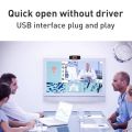 720P Manual Focus Webcam USB Camera with Microphone. 
