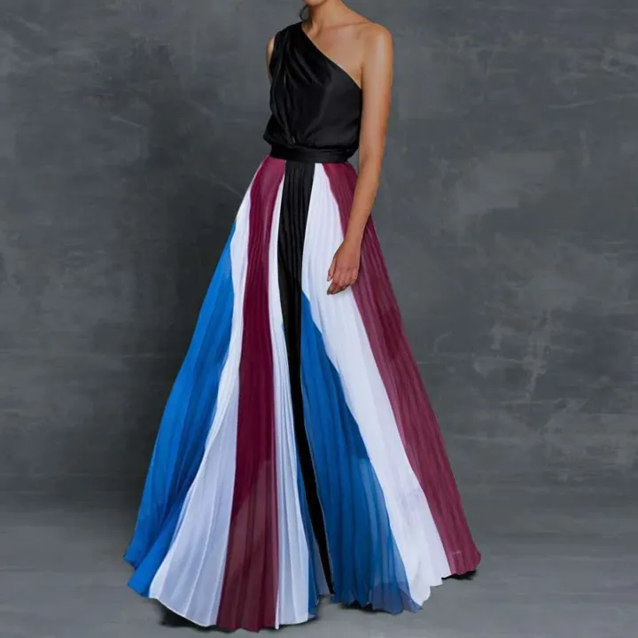 Banquet%20Dress%20Contrast%20Color%20Gorgeous%20Women%20Dress%20-%20Image%206