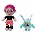 Anime Abby Hatcher Bozzly Bunny Plush Figure Toy Cute Blue Rabbit Stuffed Doll For Kid Birthday Gift.