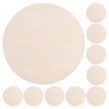 10PCS Natural Wood Pieces Slice Round Unfinished Wooden Discs for Crafts Centerpieces DIY Christmas Ornaments 5.9inch. 