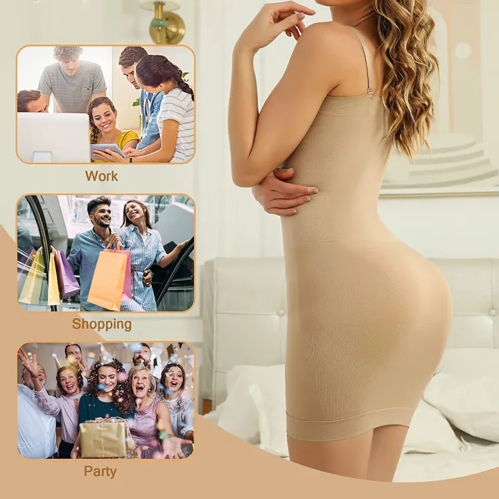 Strapless%20Shapewear%20Slip%20for%20Women%20Under%20Dress%20Full%20Slips%20Dress%20Tummy%20Control%20Camisole%20Body%20Shaper%20Seamless%20Corset%20Underwear%20-%20Image%206