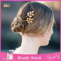 Trendygirl Fashion Lovely Women Girl Alloy Golden Leaf Hair Clip Pin Accessory Xmas Gift.