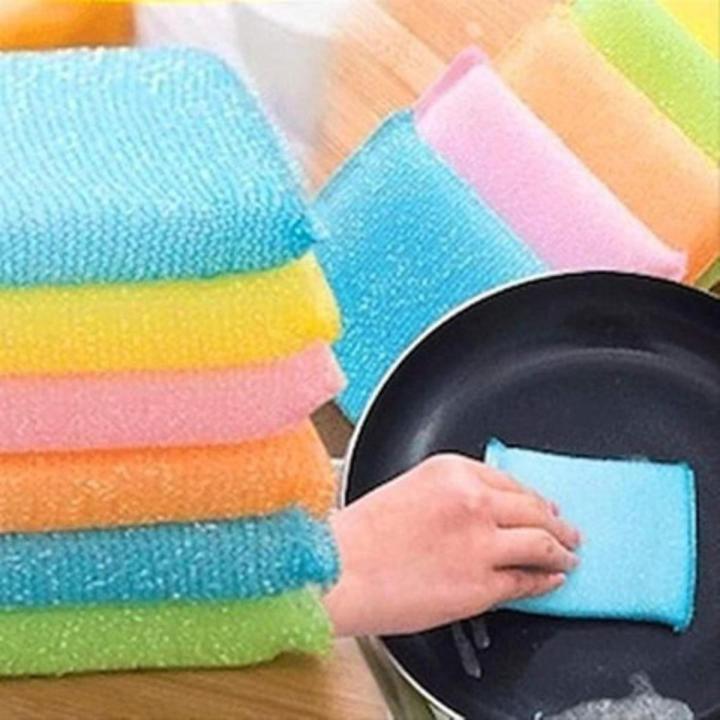 majoni,Soft%20Sponge%20Dish%20Washer%20Pad%20(4%20pcs)-%20Multicolor%20-%20Image%202