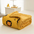 Winter beanie velvet thickened blanket children's cotton blanket nap blanket single and double cotton beanie quilt spring and autumn. 