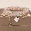 Sanrio Bracelet gifts ideas for friends Kawaii Anime Melody Kuromi Cinnamoroll Crystal Bracelet Girl Ins Jewelry Couple Sanrio Kids Toys. 