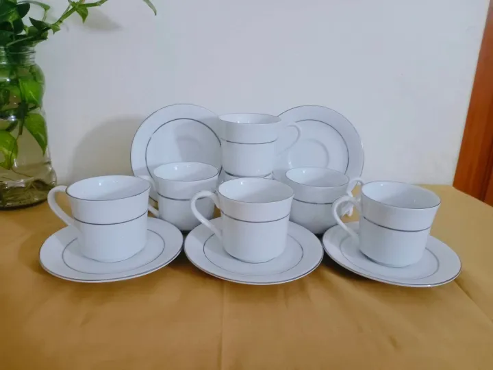 Luxury%20Ceramic%20Cups%20and%20Saucers%20Set%20(6+6)%20peices%20White%20.%20Latest%20Design%20Coffee%20Set%20&%20Tea%20Cups%20Set%20of%20with%20Saucer.%20Tea/Coffee%20Cups%20&%20Saucers.%20Model:Z50-01.%20-%20Image%203