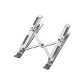 Gristel Aluminum Alloy Adjustable Portable Folding Notebook Stand Foldable Laptop Stand - Laptop Table.