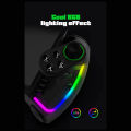 PG-9777 Stretching Extendable Gaming Controller RGB Lighting Joystick Pad Compatible For Switch/Switch OLED Game Console. 