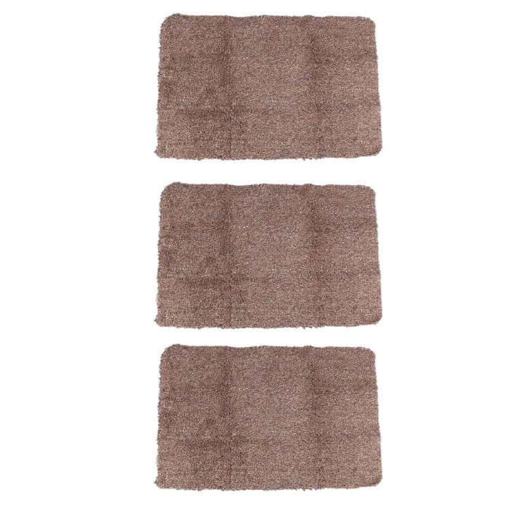 JOUYI 3X Indoor Super Absos Doormat Latex Backing Non Slip Door Mat for Small Front Door Inside Floor Dirt Trapper Rug