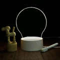Internet celebrity atmosphere gift 3D chronicle message board creative bedroom bedside DIY transparent night light. 