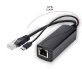 PoE Splitter 5V MicroUSB Power Over Ethernet 48V To 5V POE Splitter For IP Camera MicroUSB Type C DC5.5x2.1 DC3.5x1.35. 