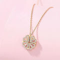 Stylish Fashionable Magnetic Chain Necklace for Women - Heart-Shaped Pendant for Girls Simple Stylish Fashion New Collection.