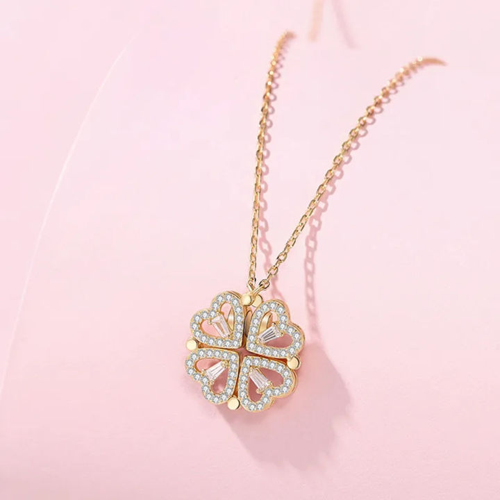 Stylish%20Fashionable%20Magnetic%20Chain%20Necklace%20for%20Women%20-%20Heart-Shaped%20Pendant%20for%20Girls%20Simple%20Stylish%20Fashion%20New%20Collection%20-%20Image%204