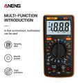 KOGEEK ANENG M1 Handheld Digital Multimeter LCD Backlight High Precision AC/DC Voltage Current Resistance Transistor Continuity Tester Overload Protection. 