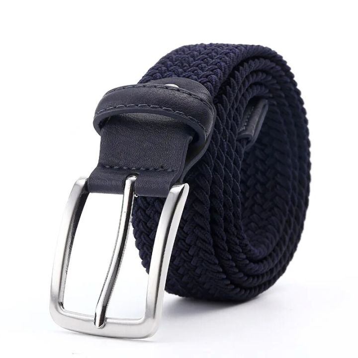 Green%20Longer%20Elastic%20Belts%20For%20Men%20Woven%20Braided%20Fabric%20Comfort%20Stretch%20Casual%20Belts%201-3/8%20Wide%20Hot%20Metal%20Stretch%20160%20cm%20Belt%20-%20Image%204