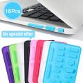 16pcs/set Colorful Anti Dust Plug for Laptop Computer Silicone Cover Stopper Laptop Dustproof USB Interface Waterproof Cover. 