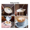 Milk Frother Handheld Coffee Frother Electric Whisk, USB Rechargeable Foam Maker Bubbler Egg Beater for Hot Chocolate. 