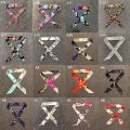 Parsimonious 1-20# New Fashion 40 Colors Design Swathe Bag Handle Popular Small Silk Scarf Hands Neck Ribbon. 