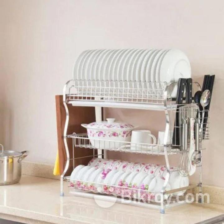 Kitchenware Rack Bd 3 layer kitchen rack High quality - Kitchen Rack | Daraz.com.bd