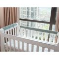 Cotton Crib Bumper Protection Wrap Edge Baby Anti-bite Solid Color Bed Fence Guardrail Baby Care Baby Safety Products. 