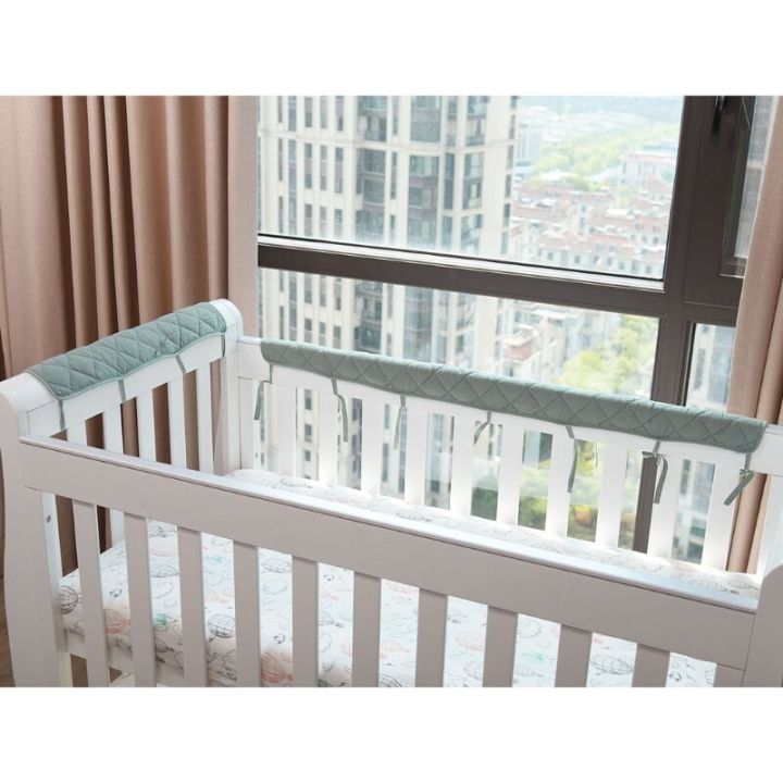 Cotton%20Crib%20Bumper%20Protection%20Wrap%20Edge%20Baby%20Anti-bite%20Solid%20Color%20Bed%20Fence%20Guardrail%20Baby%20Care%20Baby%20Safety%20Products%20-%20Image%202
