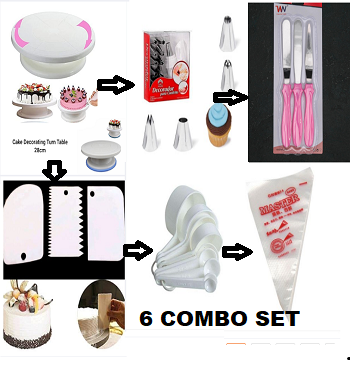 6%20A%20Set%20%20Cake%20Decoration%20Turntable%20,%2012%20Pieces%20Of%20Stainless%20Steel%20Nozzle%20Set%20,%203%20pieces%20of%20cake%20planner%20,%20Measuring%20Spoon%20Cup%20Set%20,%203%20pieces%20Plastic%20Cream%20Scraper%20&%2010%20Pieces%20Pipping%20Bags%20-%20Image%204