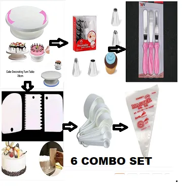 6%20A%20Set%20%20Cake%20Decoration%20Turntable%20,%2012%20Pieces%20Of%20Stainless%20Steel%20Nozzle%20Set%20,%203%20pieces%20of%20cake%20planner%20,%20Measuring%20Spoon%20Cup%20Set%20,%203%20pieces%20Plastic%20Cream%20Scraper%20&%2010%20Pieces%20Pipping%20Bags%20-%20Image%204