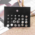 Earrings for Women Korean Metal Earring Trend Jewelry Fashion Women's Earrings Set Korean Geometric Stud.