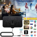 Indoor Digital DVB-T2 TV Antenna 50 Miles Range4K 8k HDTV 1080p Receiver Amplifier Tetuo. 