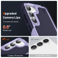Anti-fall 2 in 1 Heavy Duty Armor Case For Samsung Galaxy S23+ Phone Case Shockproof Soft Casing Hard Back Cover.
