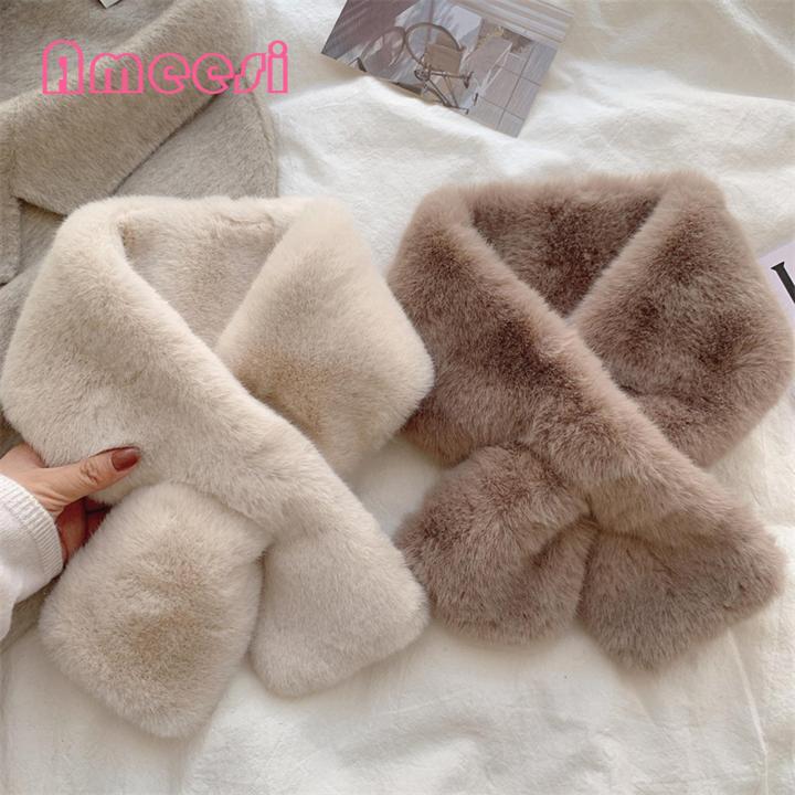 Prom Night Dress Scarf Cozy Stylish Faux Rabbit Fur Scarf for Women Perfect Winter Accessory for Evening Dress Christmas Gift Women Plush Scarf