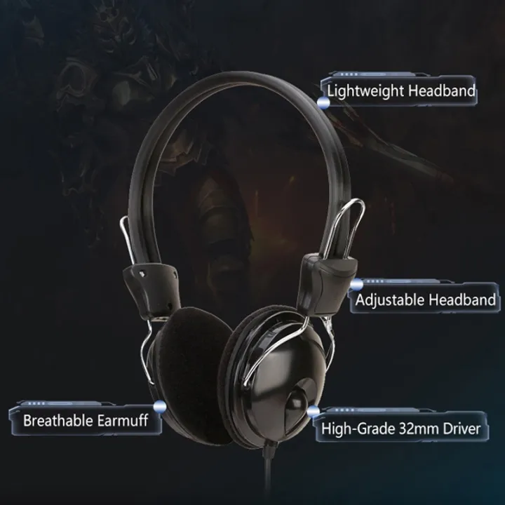 Soyto%20SY808MV%20Online%20Class%20Office%20Computer%20Headset,%20Cable%20Length:%201.6m,%20Color:%20Black%203.5mm%20-%20Image%206