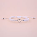 Hand Crafted Love Heart Couple Bracelet For Lover Women Men Adjustable Rope Friends Relationship Matching Bracelets Jewelry Gift Conbo. 