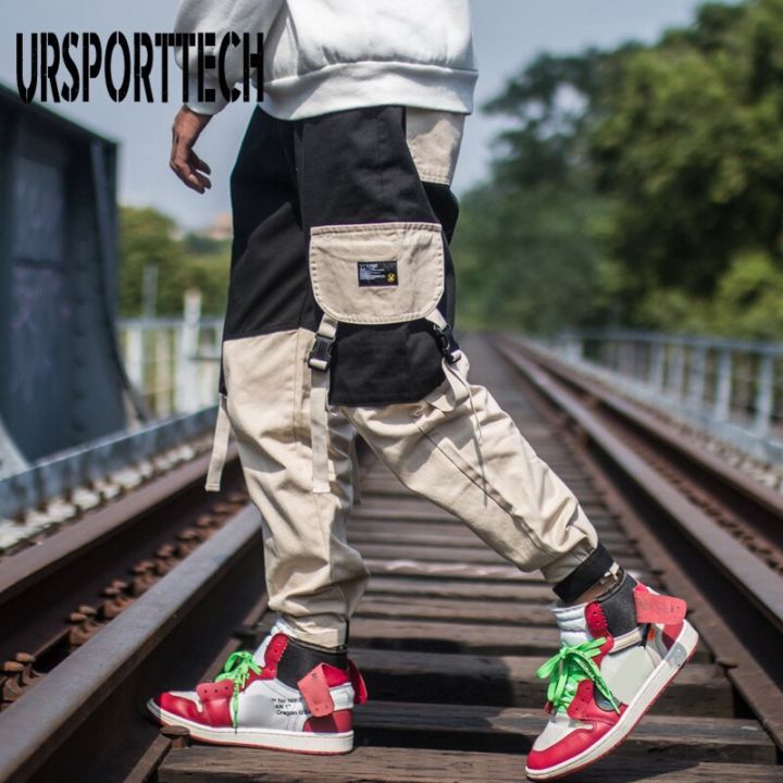 Spring%20Hop%20Red%20Mens%20Joggers%20Pants%20Fashion%20Casual%20Male%20Harem%20Cargo%20Pants%20Multi-pocket%20Ribbons%20Man%20Sweatpants%20Streetwear%20-%20Image%204
